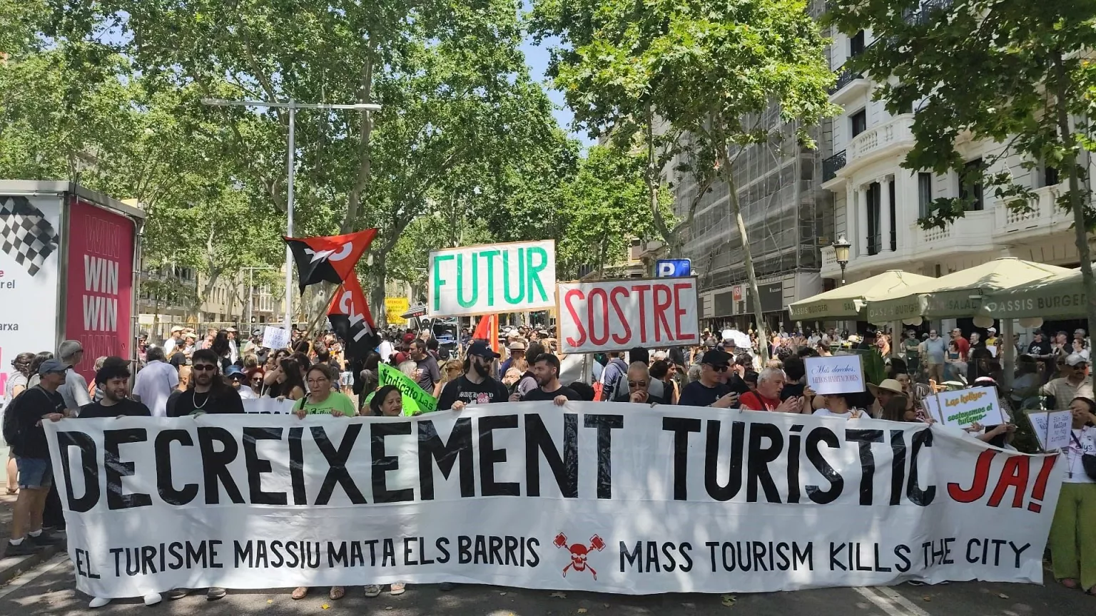 Protesters Against Overtourism