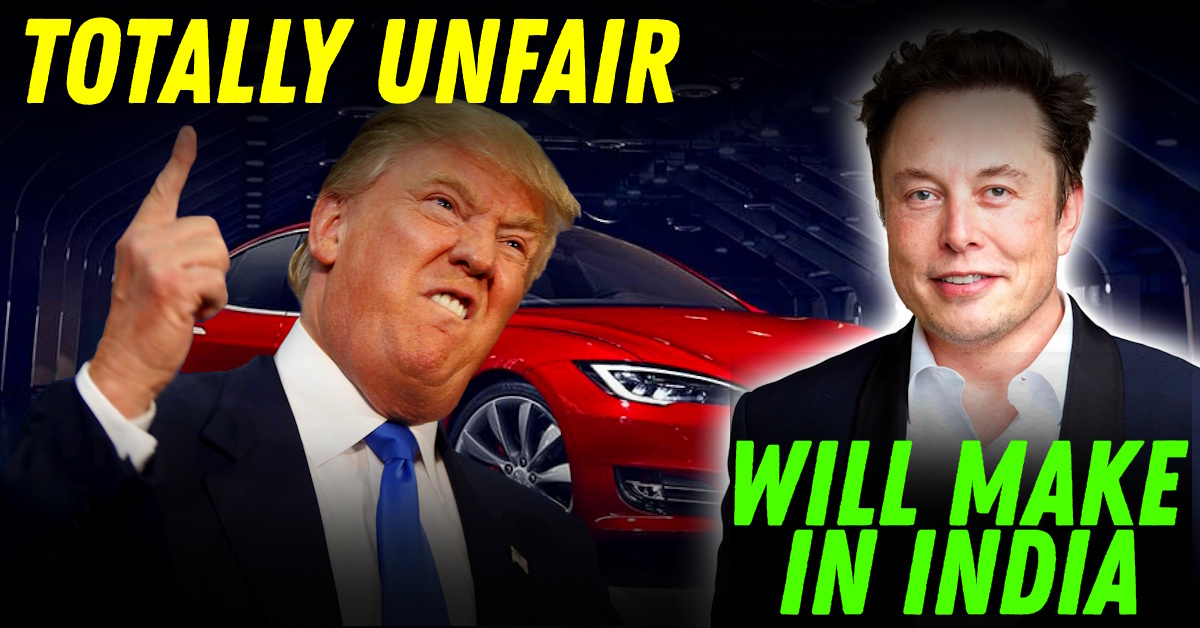 Trump Blocks Tesla’s Manufacturing Plant in India, Citing Unfairness to U.S.