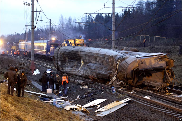 Russian Train With Devastating Effect