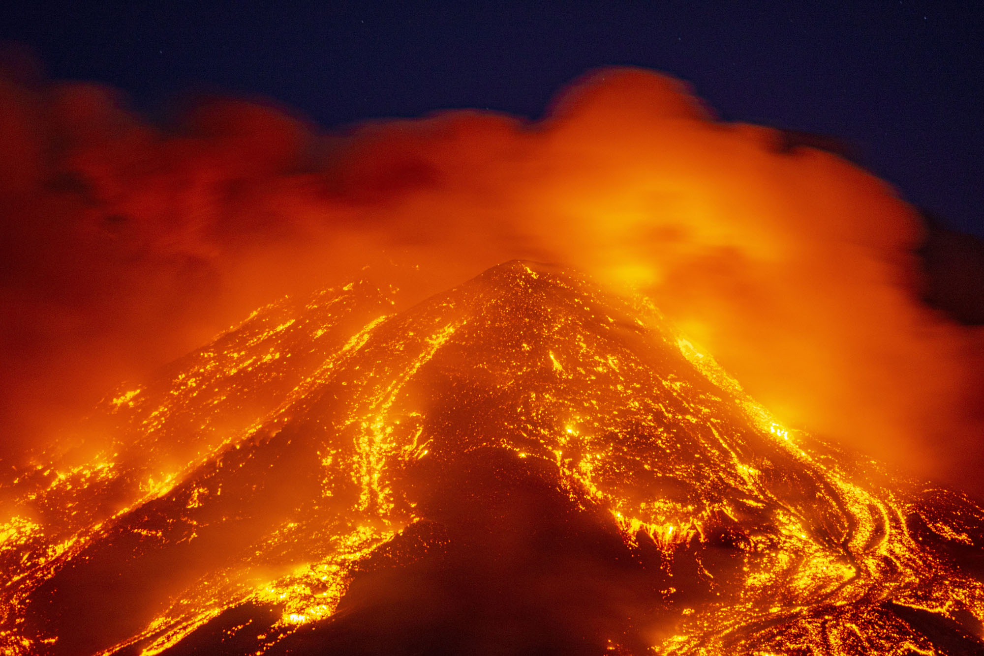 Mount Etna Erupts