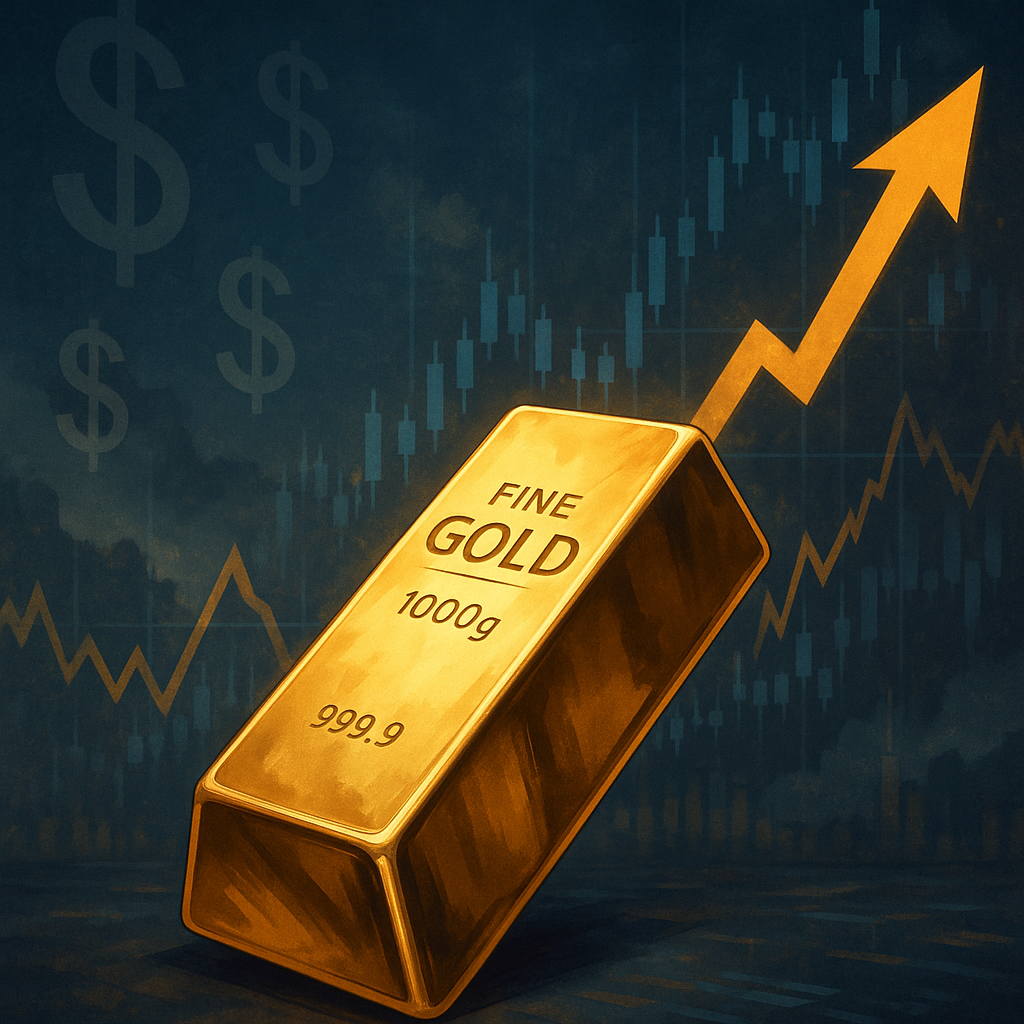 Gold Surges to Record